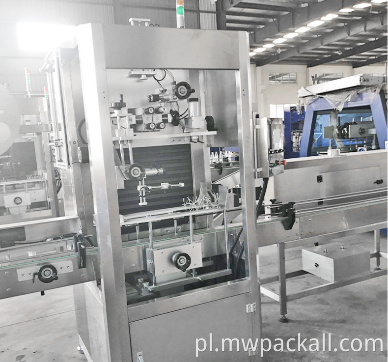 Szybkobieżna maszyna do etykietowania plastikowych kubków z automatycznym piciem wody do termokurczliwej maszyny do etykietowania rękawów